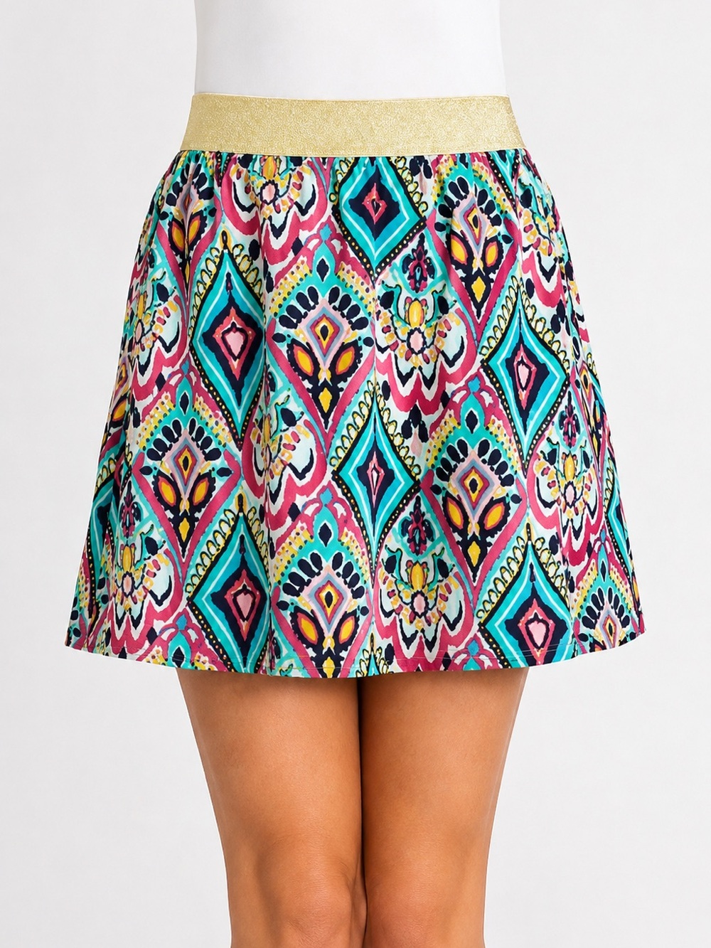 Vintage Lilly Pulitzer Vibrant Multicolor Patterned Women’s Skirt